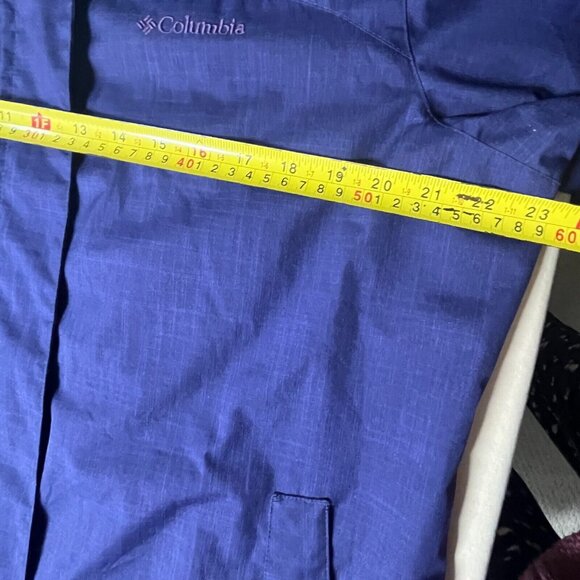 Columbia Jacket Womens Large Purple Full Zip Coat Lined Interchange Gorpcore - Picture 11 of 13